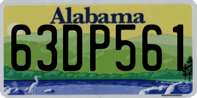 AL license plate 63DP561
