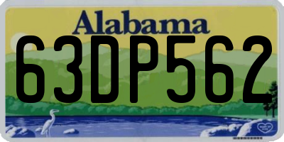 AL license plate 63DP562