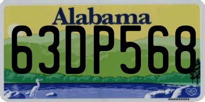 AL license plate 63DP568
