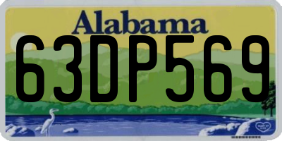 AL license plate 63DP569