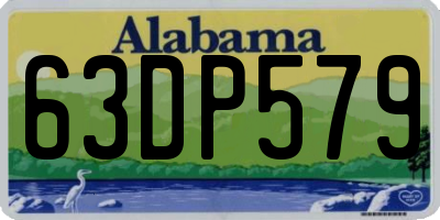 AL license plate 63DP579