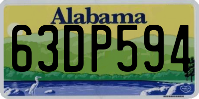 AL license plate 63DP594