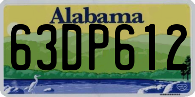 AL license plate 63DP612