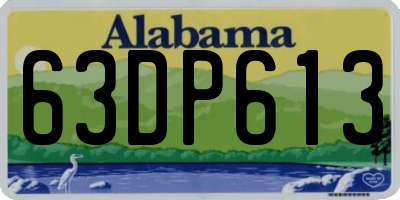AL license plate 63DP613