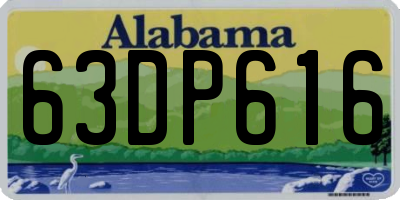 AL license plate 63DP616