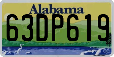 AL license plate 63DP619