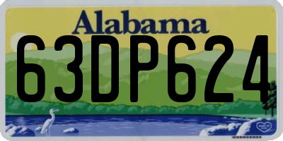 AL license plate 63DP624