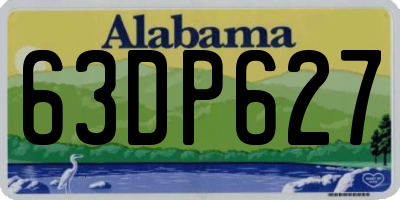 AL license plate 63DP627