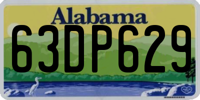 AL license plate 63DP629