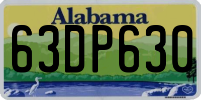 AL license plate 63DP630