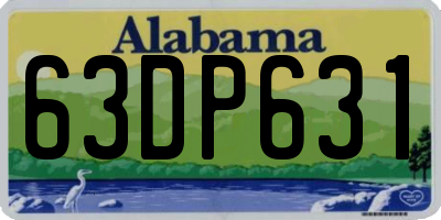 AL license plate 63DP631