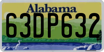 AL license plate 63DP632