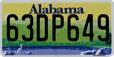 AL license plate 63DP649