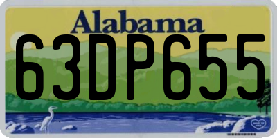 AL license plate 63DP655