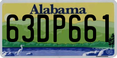 AL license plate 63DP661