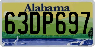 AL license plate 63DP697
