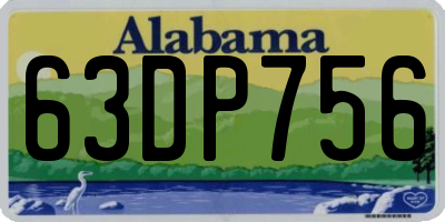 AL license plate 63DP756