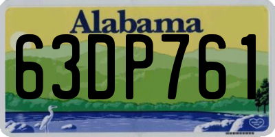 AL license plate 63DP761