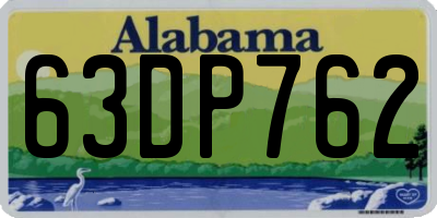 AL license plate 63DP762