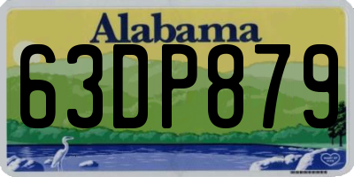 AL license plate 63DP879