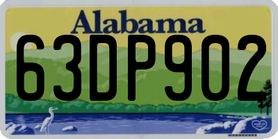AL license plate 63DP902