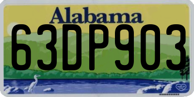 AL license plate 63DP903