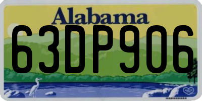 AL license plate 63DP906
