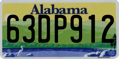 AL license plate 63DP912