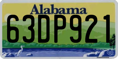 AL license plate 63DP921