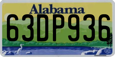 AL license plate 63DP936