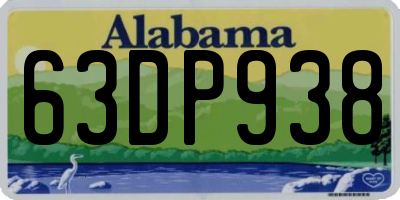AL license plate 63DP938