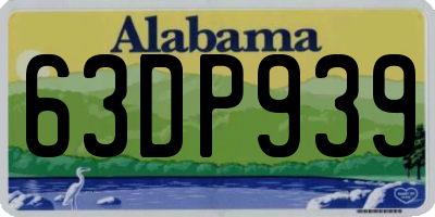 AL license plate 63DP939
