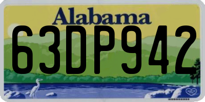 AL license plate 63DP942