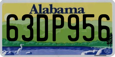 AL license plate 63DP956