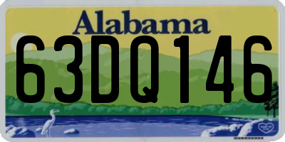 AL license plate 63DQ146