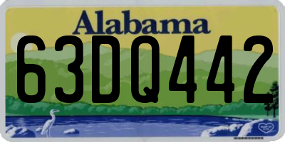 AL license plate 63DQ442