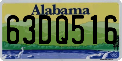 AL license plate 63DQ516