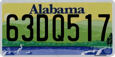 AL license plate 63DQ517