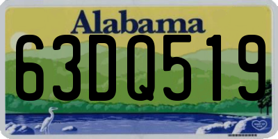 AL license plate 63DQ519