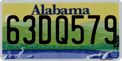 AL license plate 63DQ579