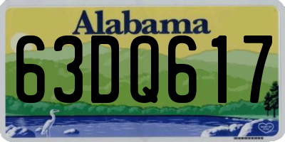 AL license plate 63DQ617