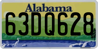 AL license plate 63DQ628