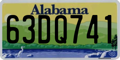 AL license plate 63DQ741