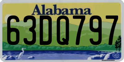 AL license plate 63DQ797