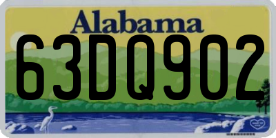 AL license plate 63DQ902