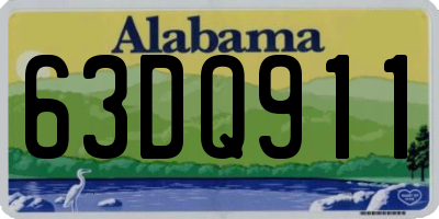 AL license plate 63DQ911