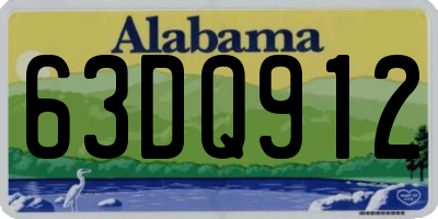AL license plate 63DQ912