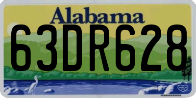 AL license plate 63DR628
