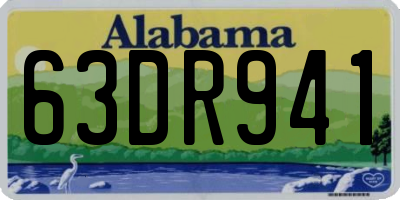 AL license plate 63DR941