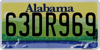 AL license plate 63DR969